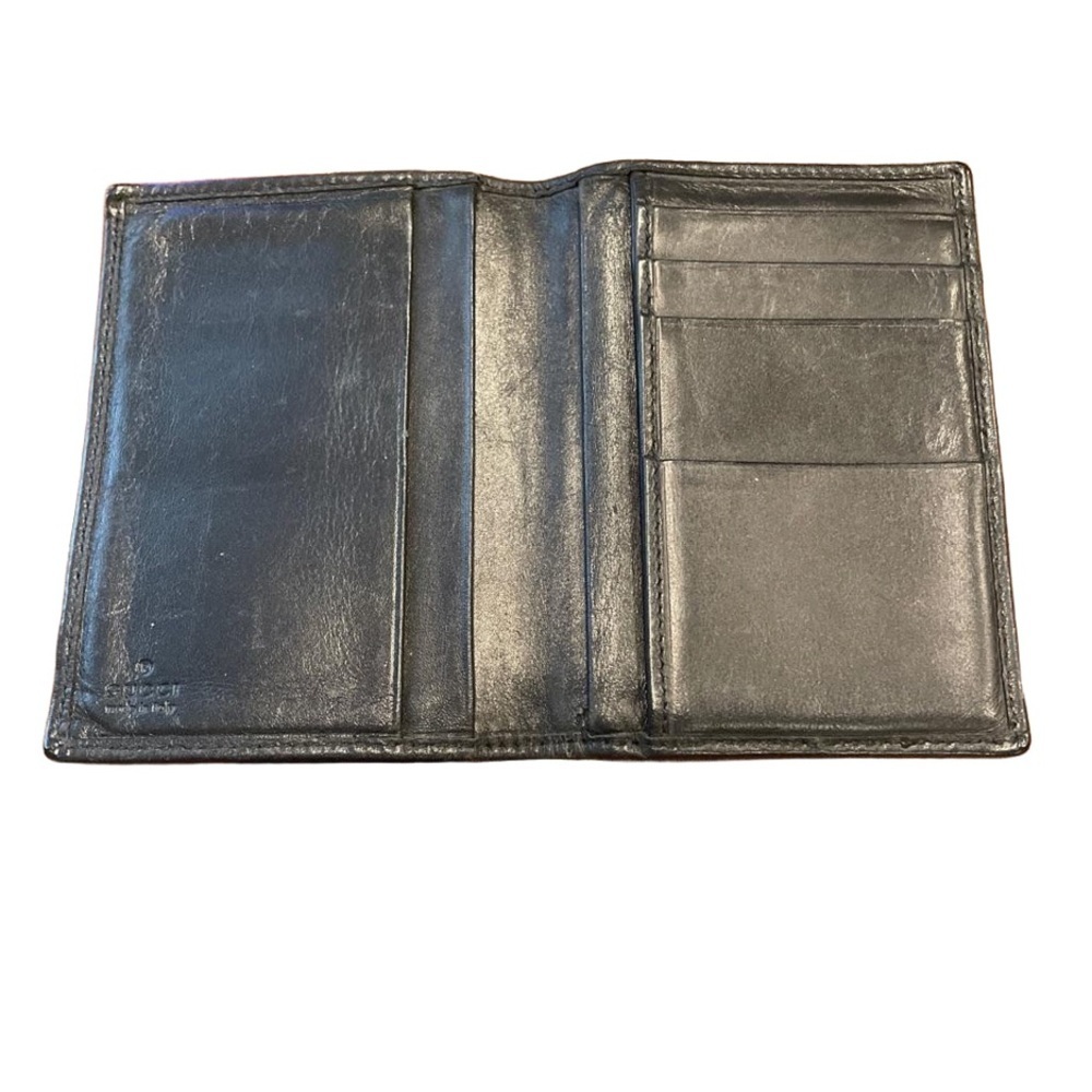 Gucci GG Leather/Canvas Britt Key Holder and Wallet set. Black/silver WLT2 - Picture 11 of 15